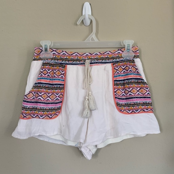 XHILARATION BOHO PINK SHORTS - Picture 2 of 5